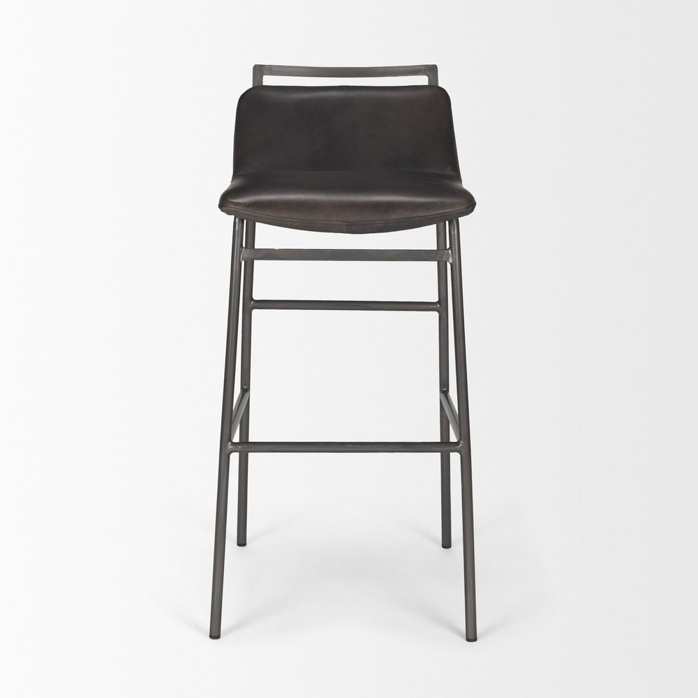 Tabouret de bar/comptoir en cuir Kavalan
