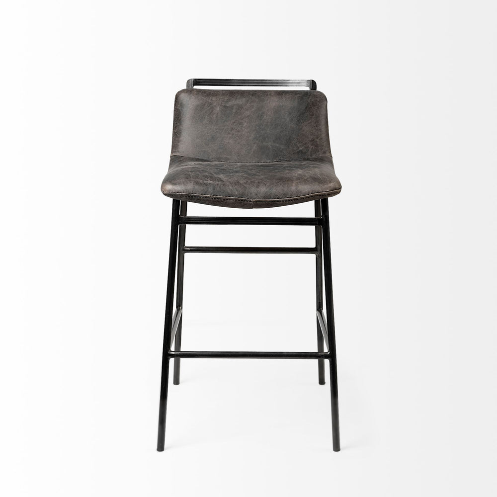 Tabouret de bar/comptoir en cuir Kavalan