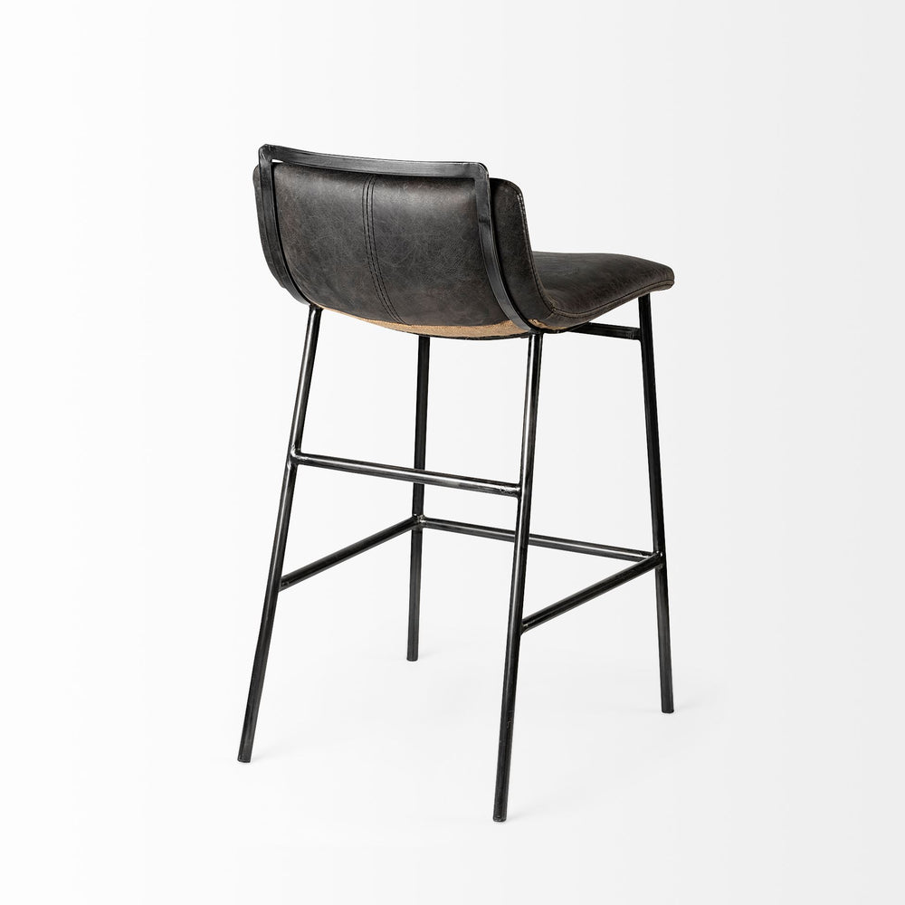 Tabouret de bar/comptoir en cuir Kavalan