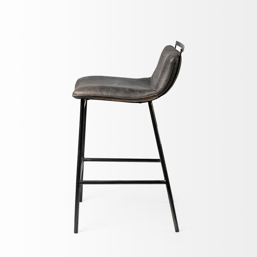 Tabouret de bar/comptoir en cuir Kavalan