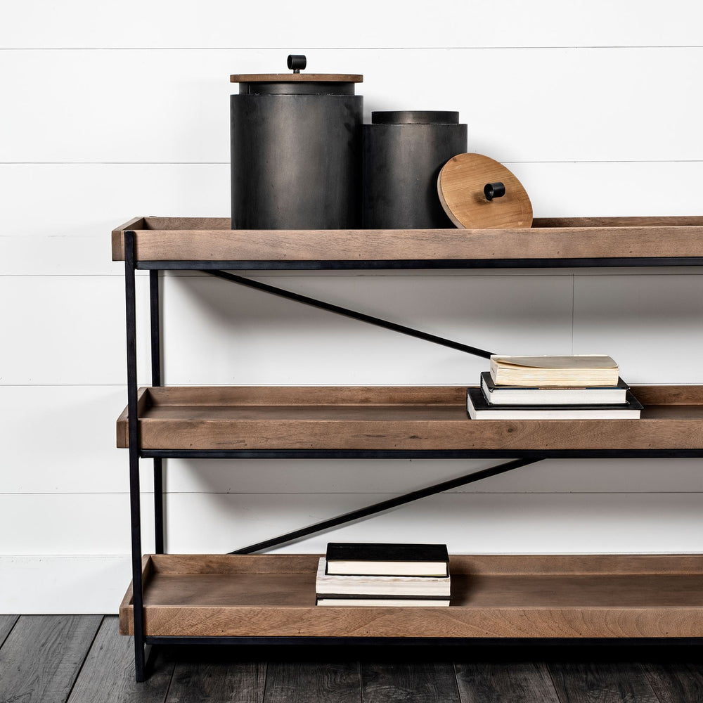 Trey  Wood Console Table