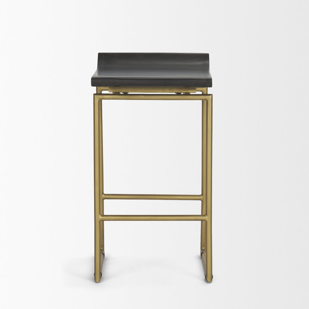 Givens Wood Seat Stool