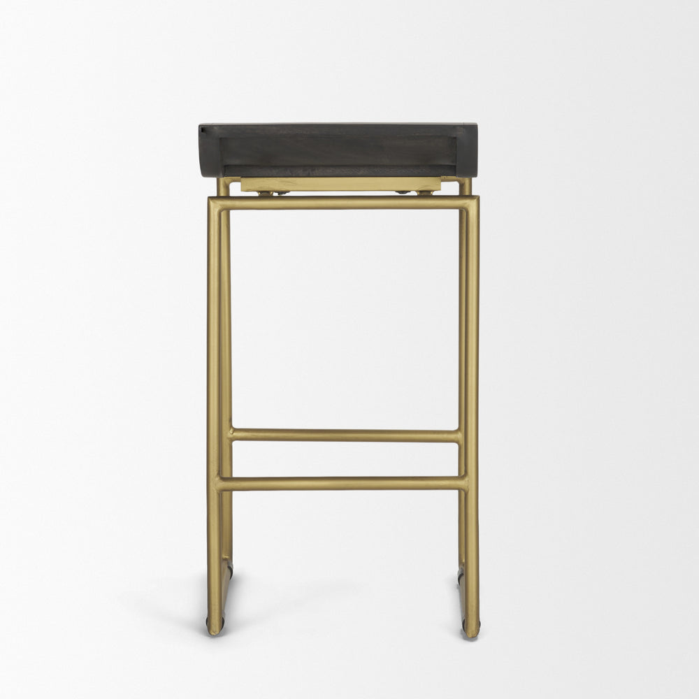 Givens Wood Seat Stool