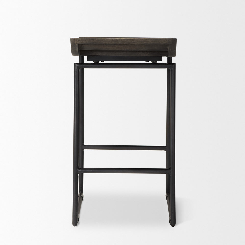 Givens Wood Seat Stool