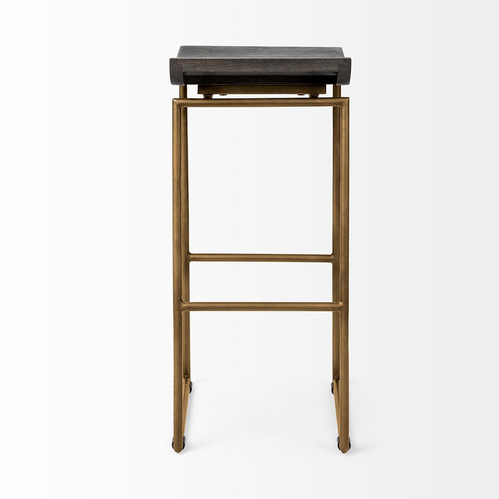 Givens Wood Seat Stool