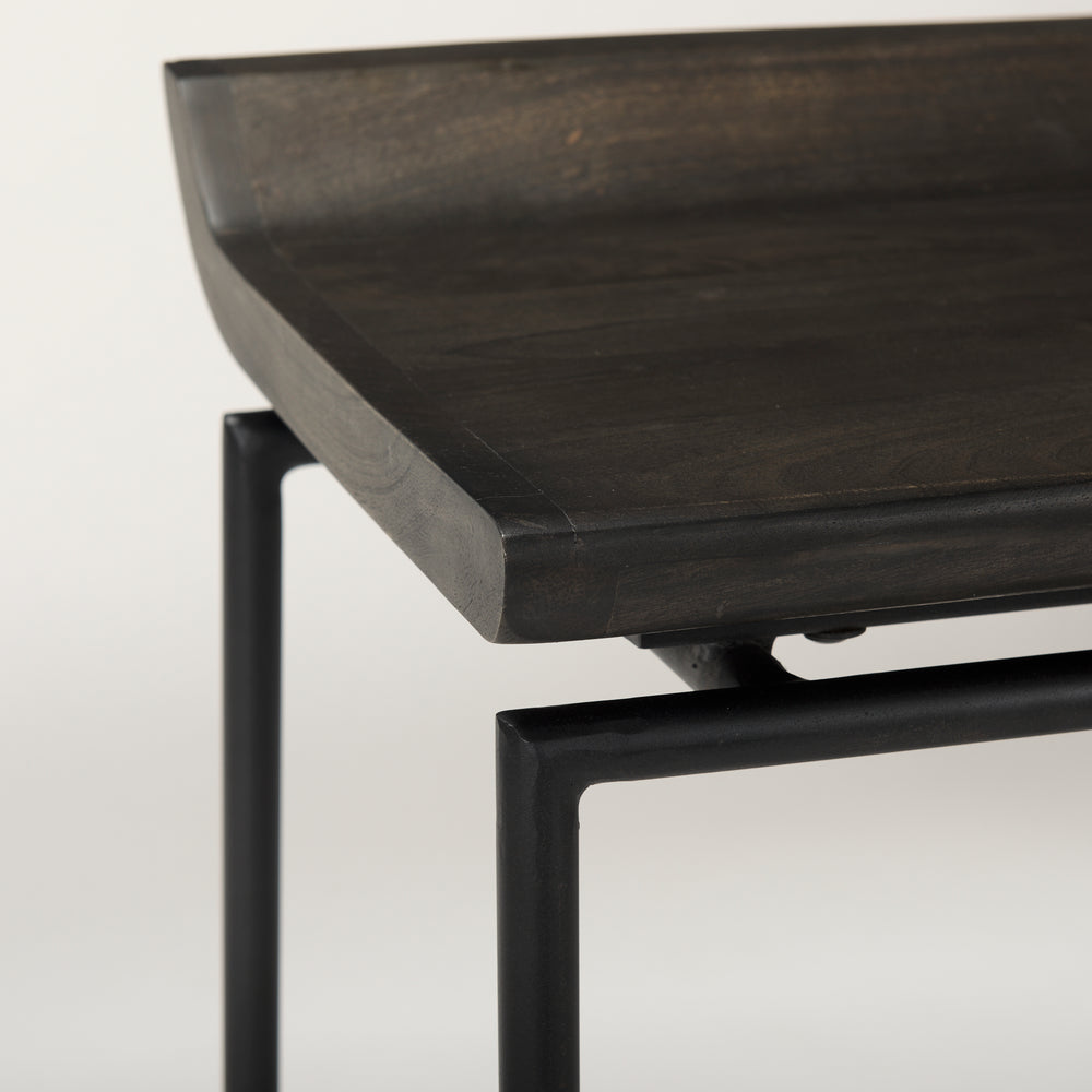 Givens Wood Seat Stool