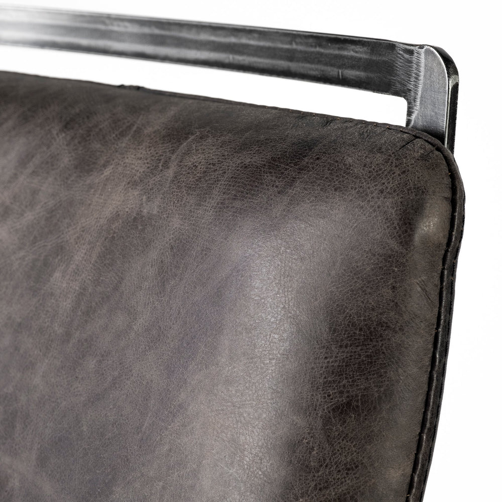 Tabouret de bar/comptoir en cuir Kavalan