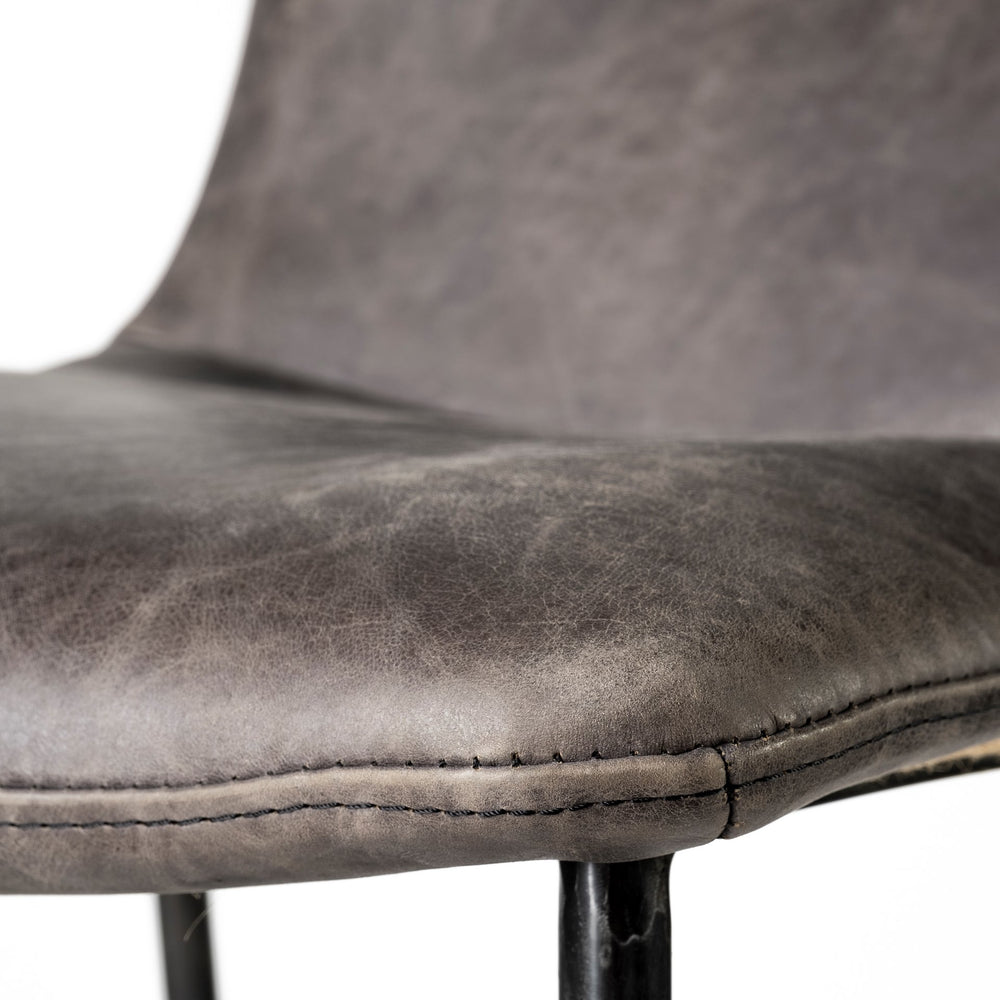 Tabouret de bar/comptoir en cuir Kavalan