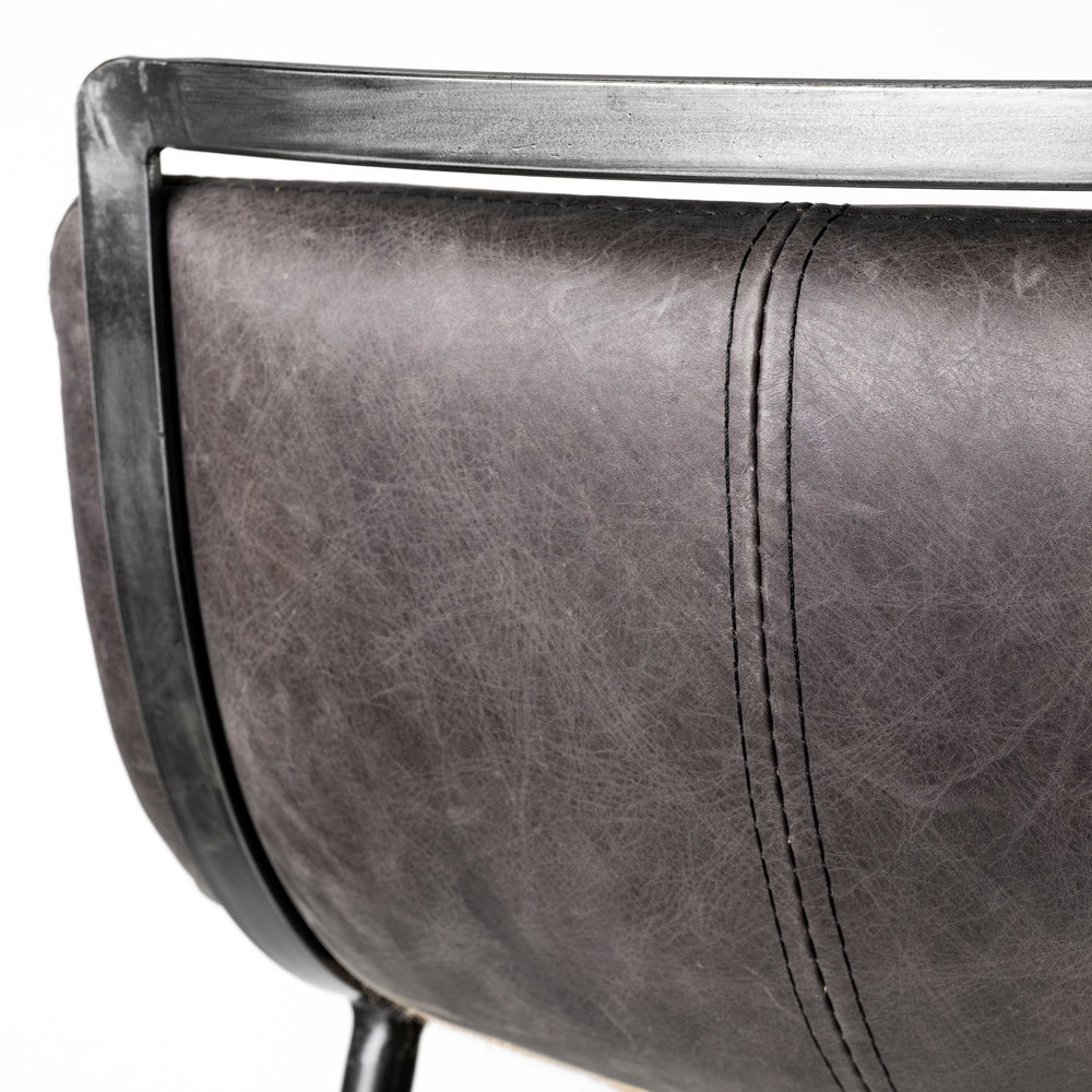 Tabouret de bar/comptoir en cuir Kavalan