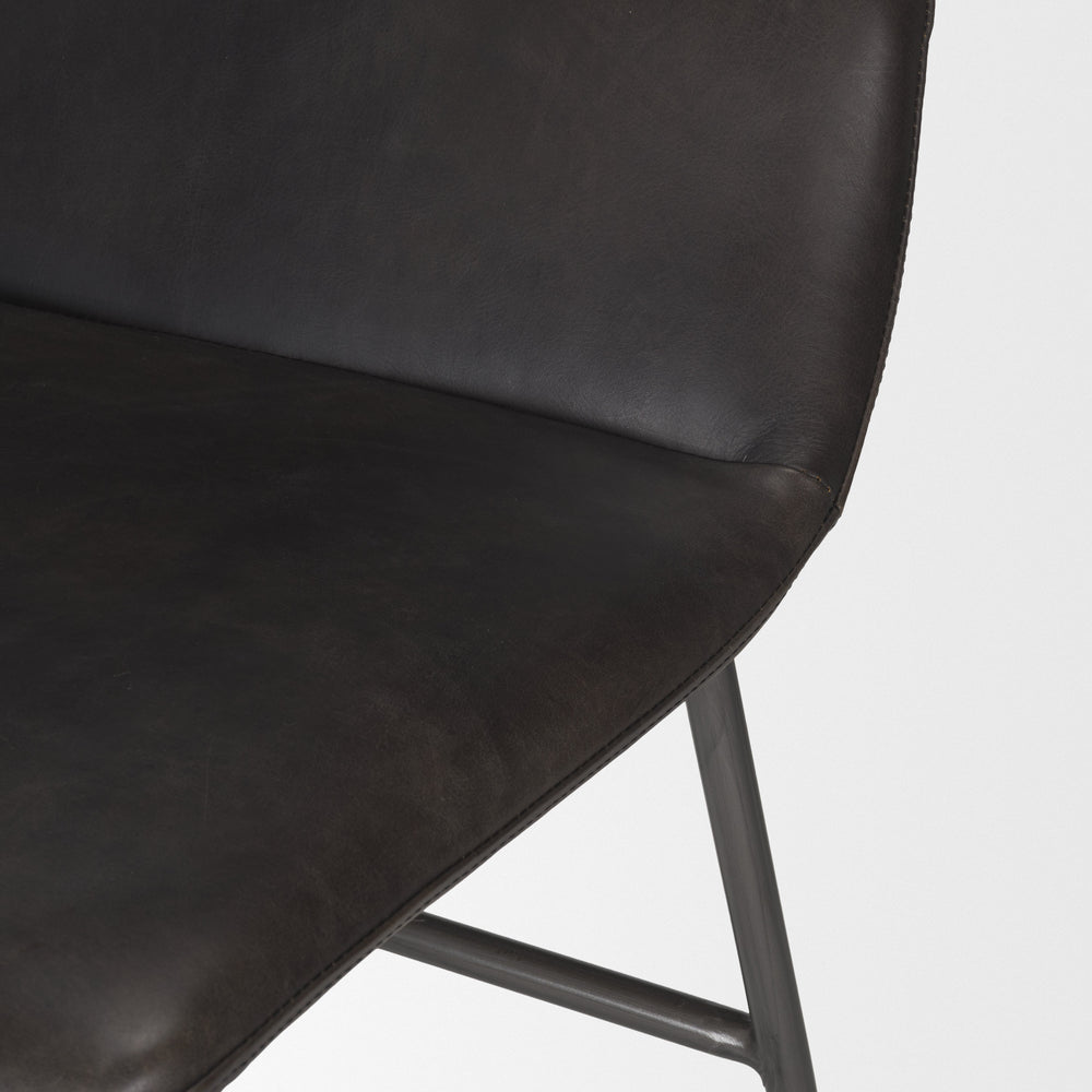 Tabouret de bar/comptoir en cuir Kavalan