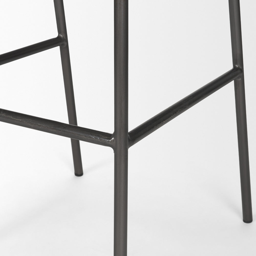 Tabouret de bar/comptoir en cuir Kavalan