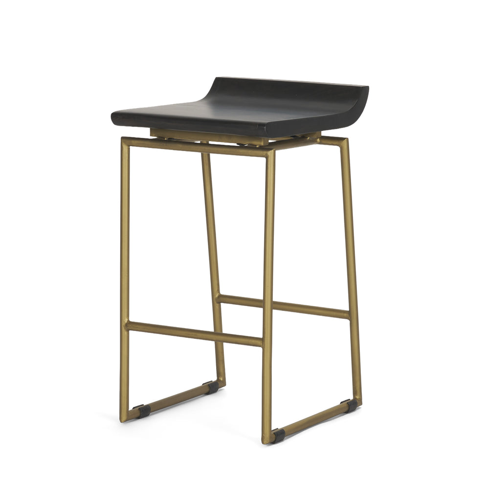 Givens Wood Seat Stool