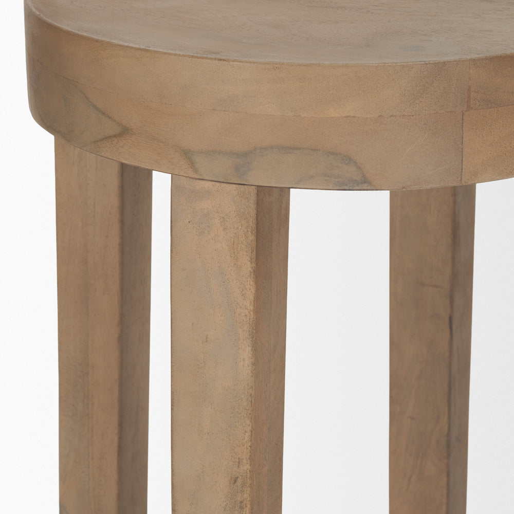 Brahma Wood Seat Bar/Counter Stool