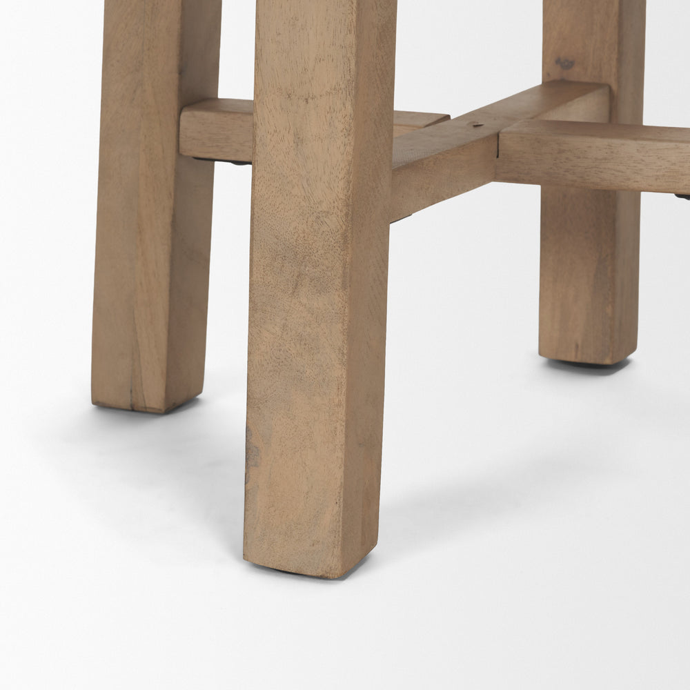 Brahma Wood Seat Bar/Counter Stool