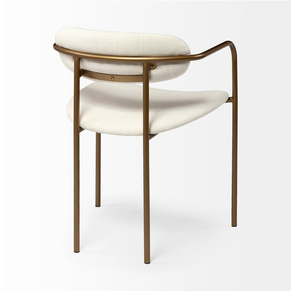 Fauteuil de salle à manger en tissu Parker