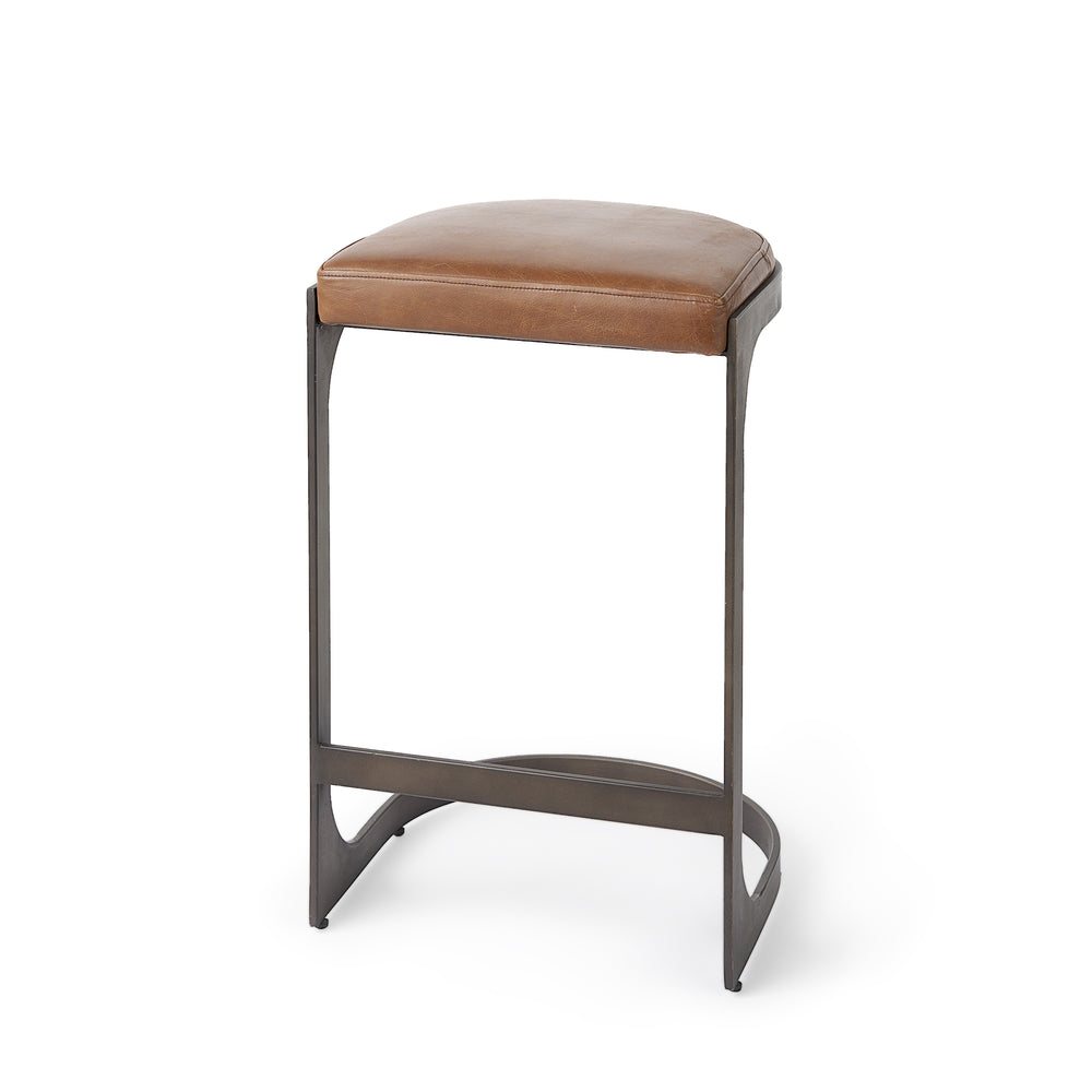 Tabouret de bar Tyson en cuir
