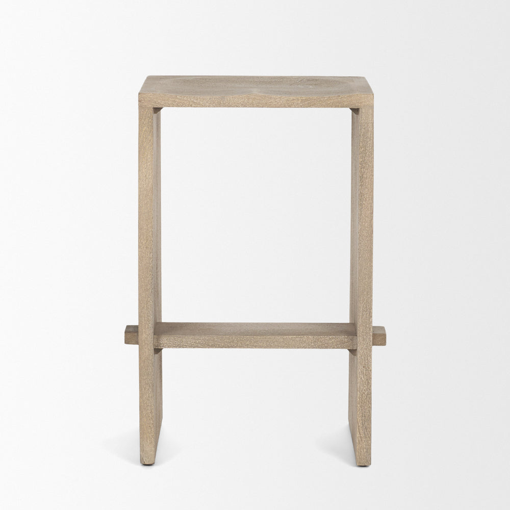 Aida Wood Seat Stool