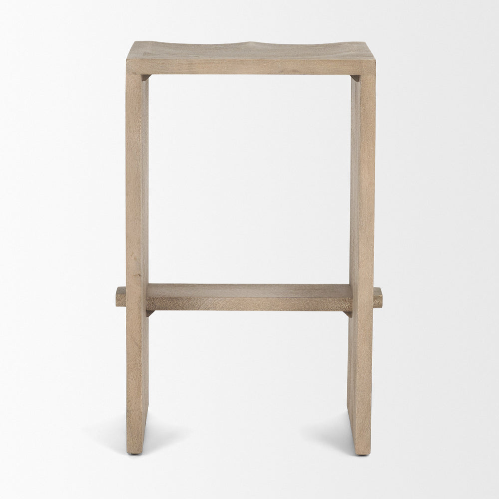 Aida Wood Seat Stool