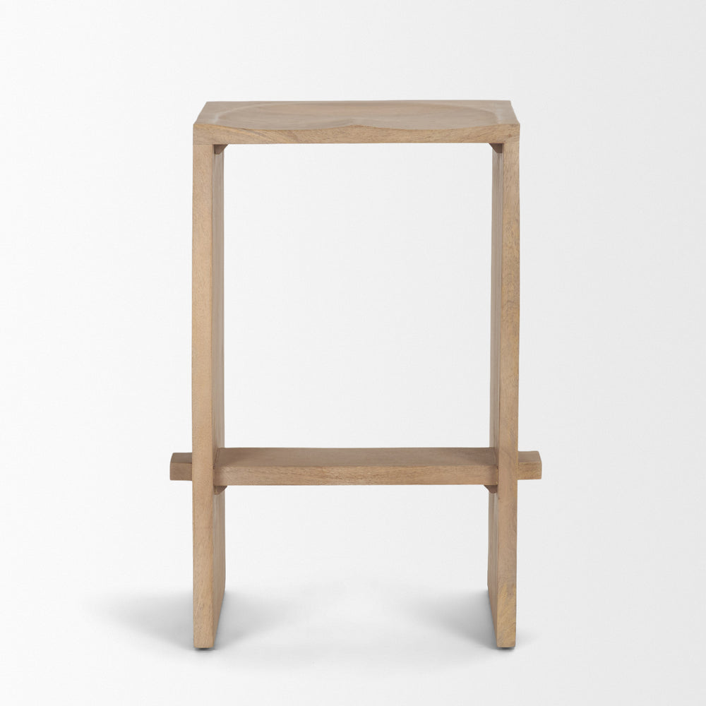 Aida Wood Seat Stool