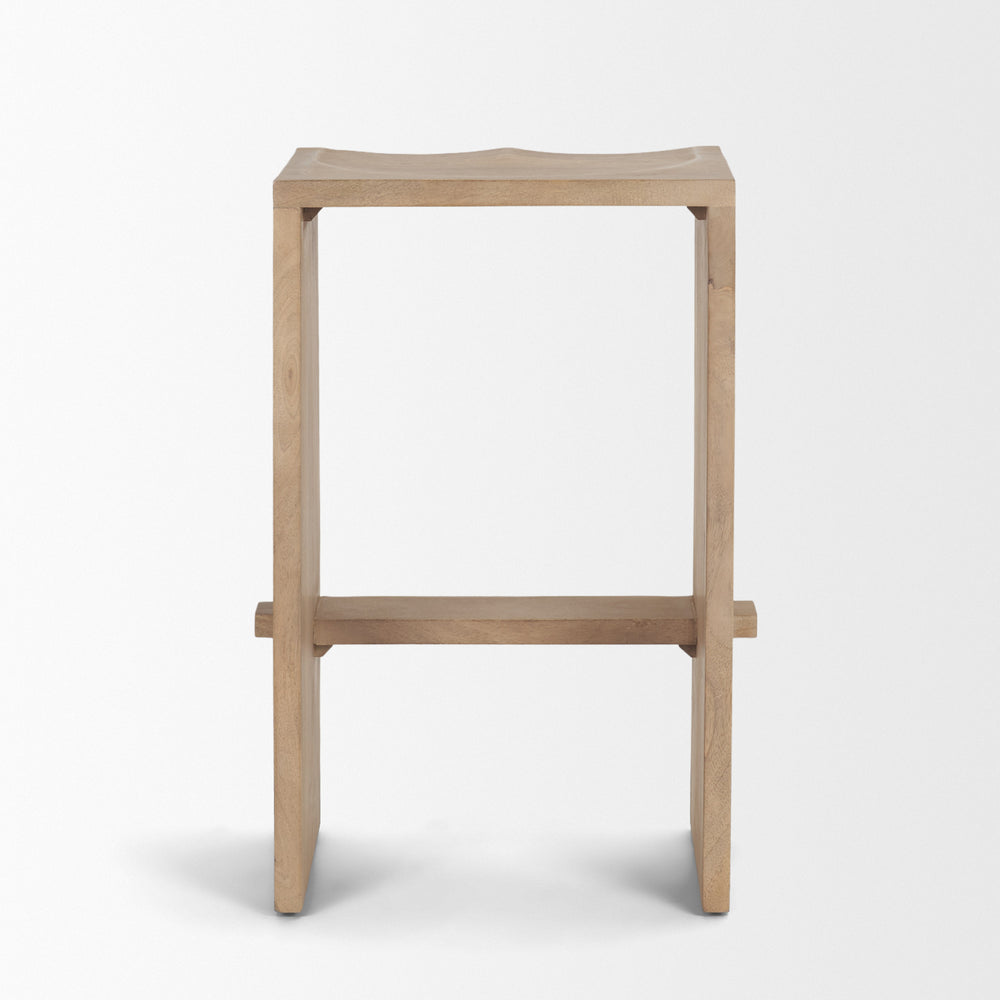Aida Wood Seat Stool