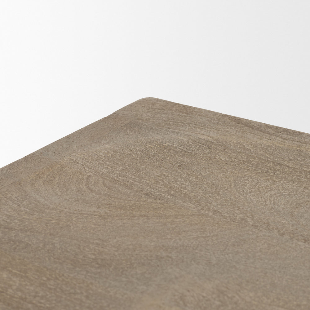 Aida Wood Seat Stool