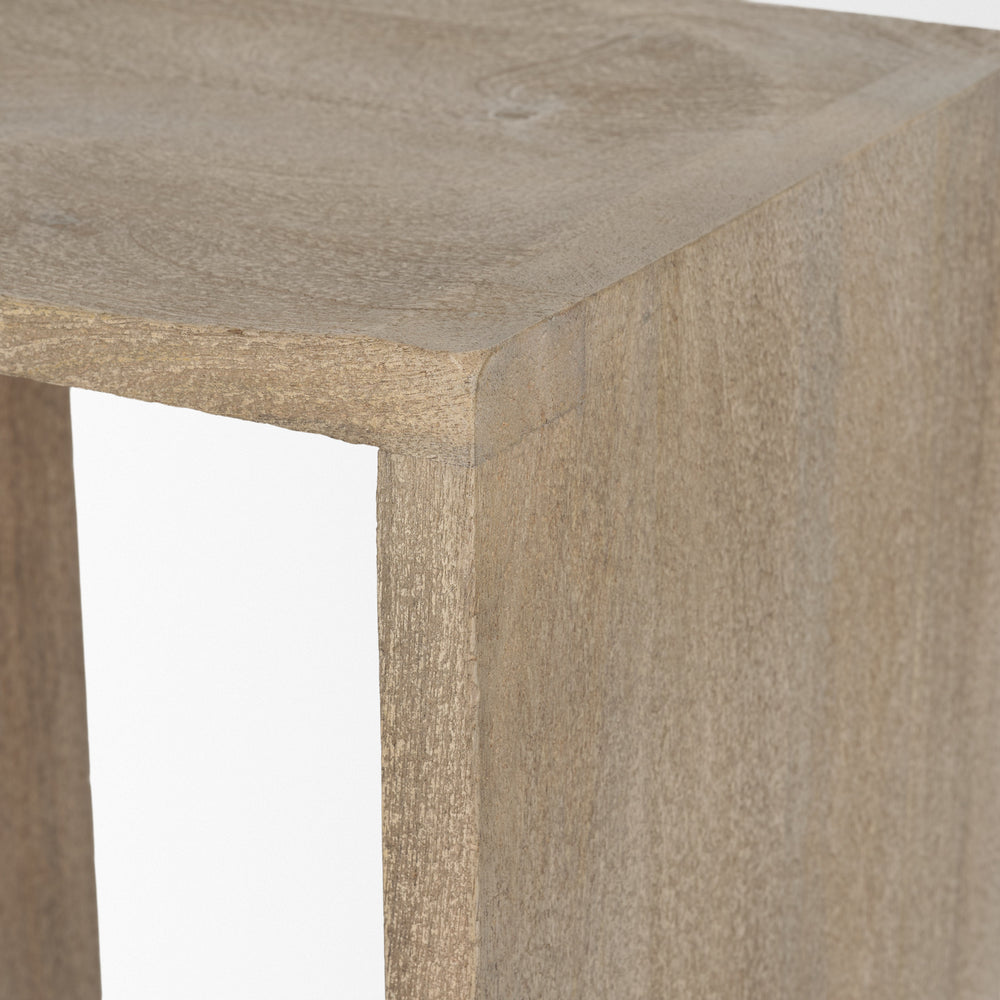 Aida Wood Seat Stool