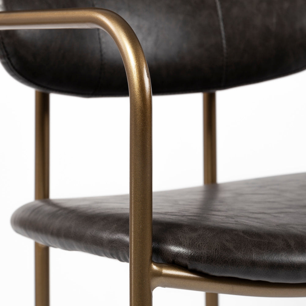 Parker Leather Dining Armchair