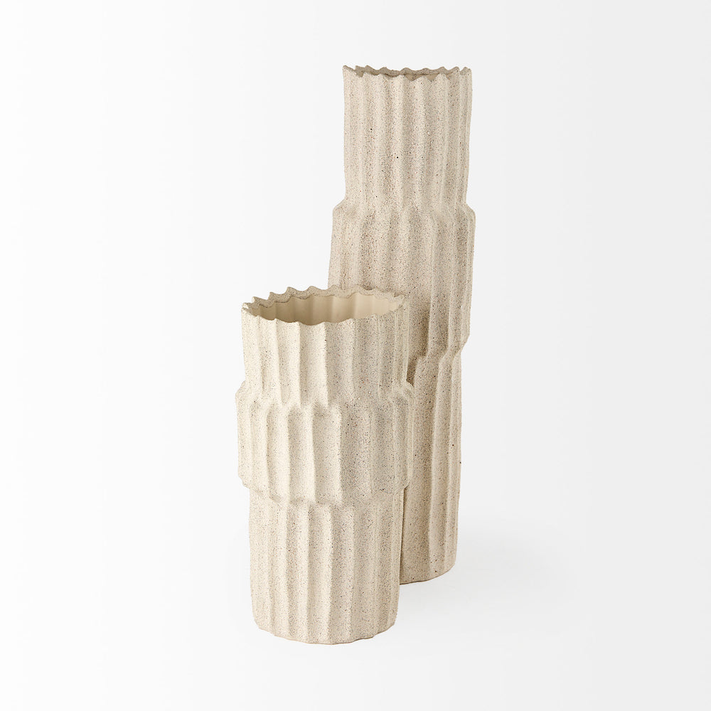 Vase en crème Cardon