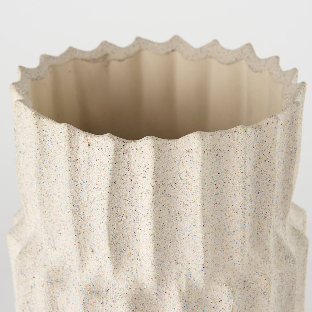 Vase en crème Cardon