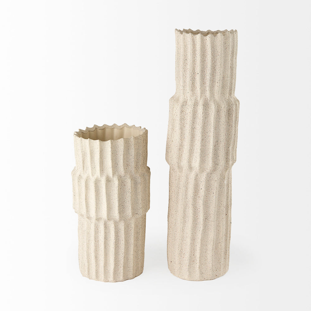 Vase en crème Cardon