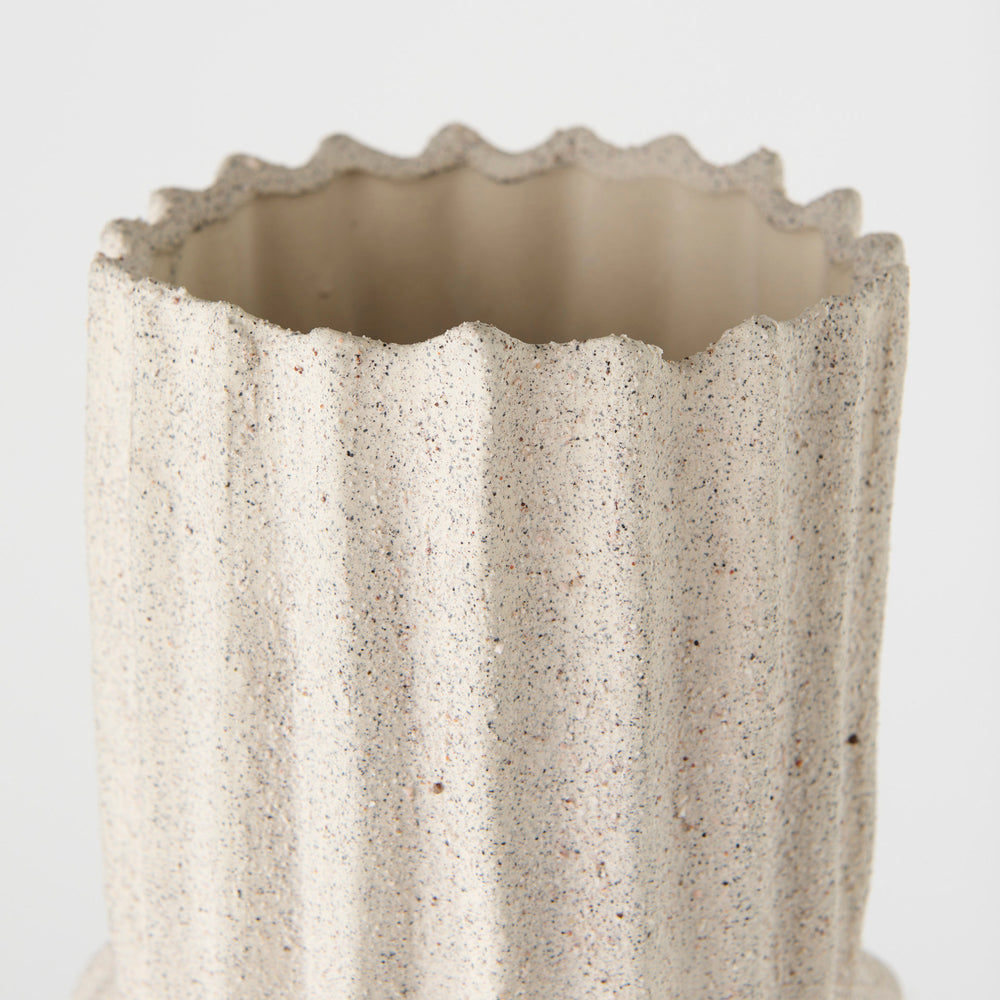 Vase en crème Cardon