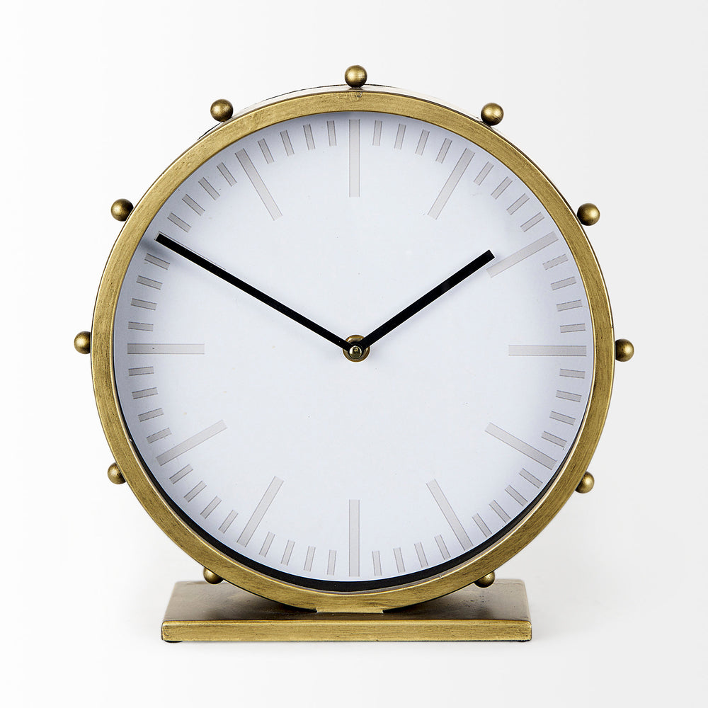 Marian Round Table Clock
