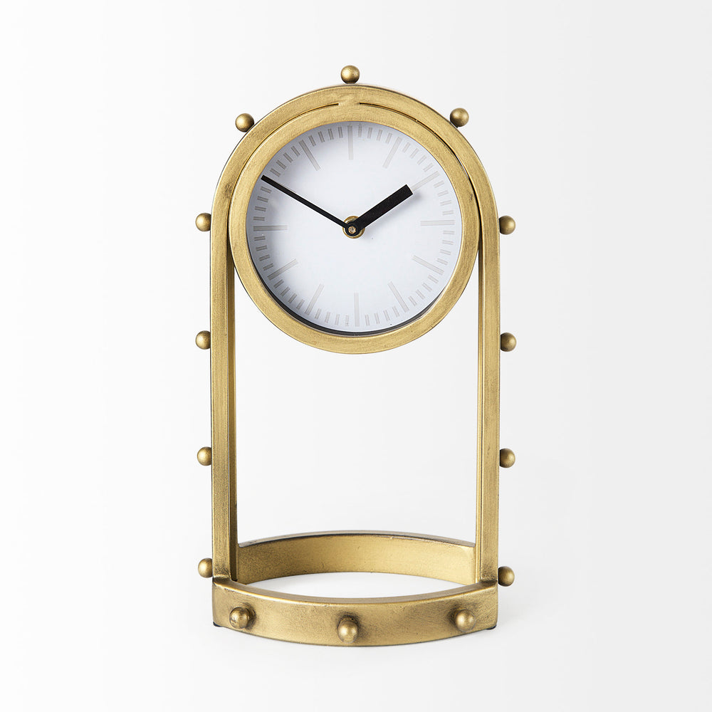 Marian Oval Table Clock