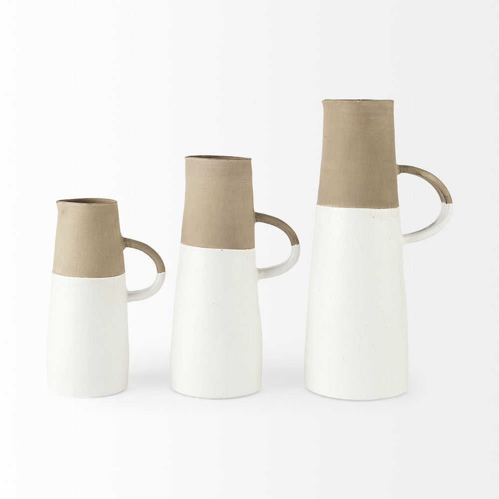 Garand Cruche Blanche/Naturelle