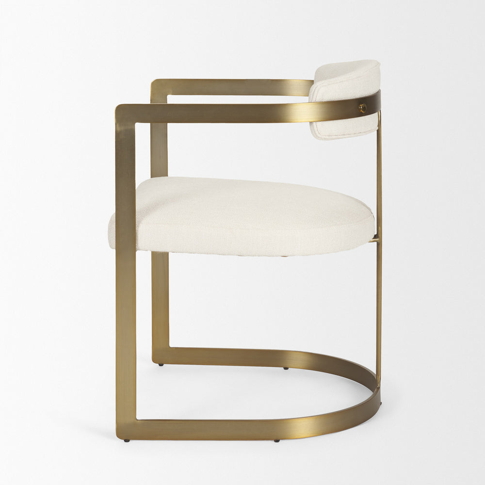 Fauteuil de salle à manger en tissu Hollyfield