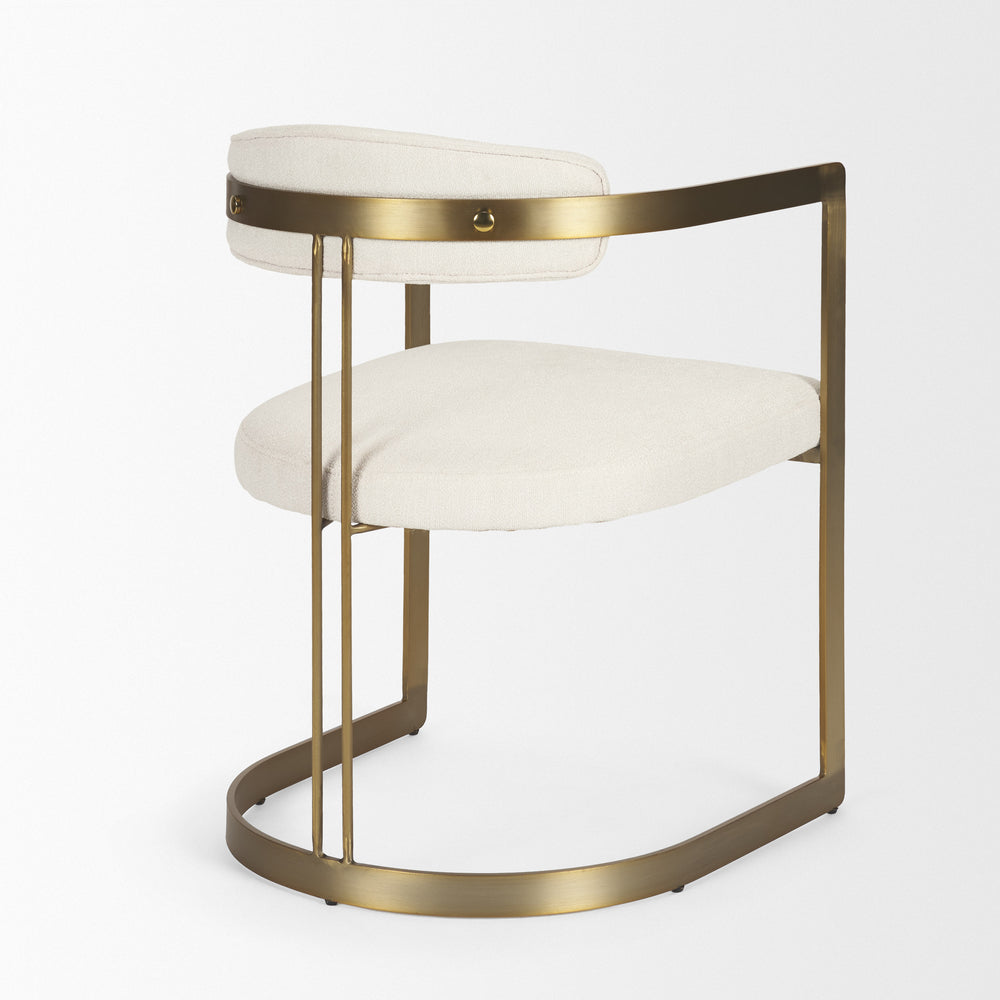 Fauteuil de salle à manger en tissu Hollyfield