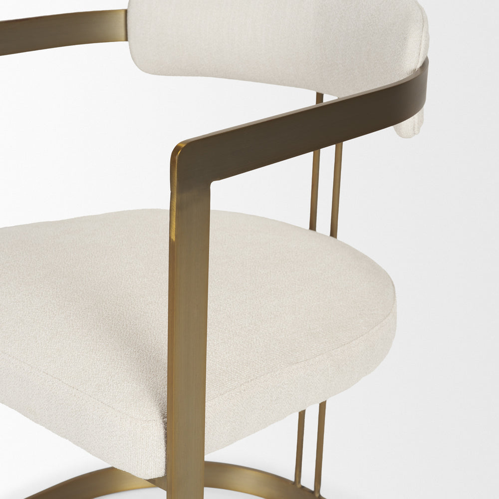 Fauteuil de salle à manger en tissu Hollyfield