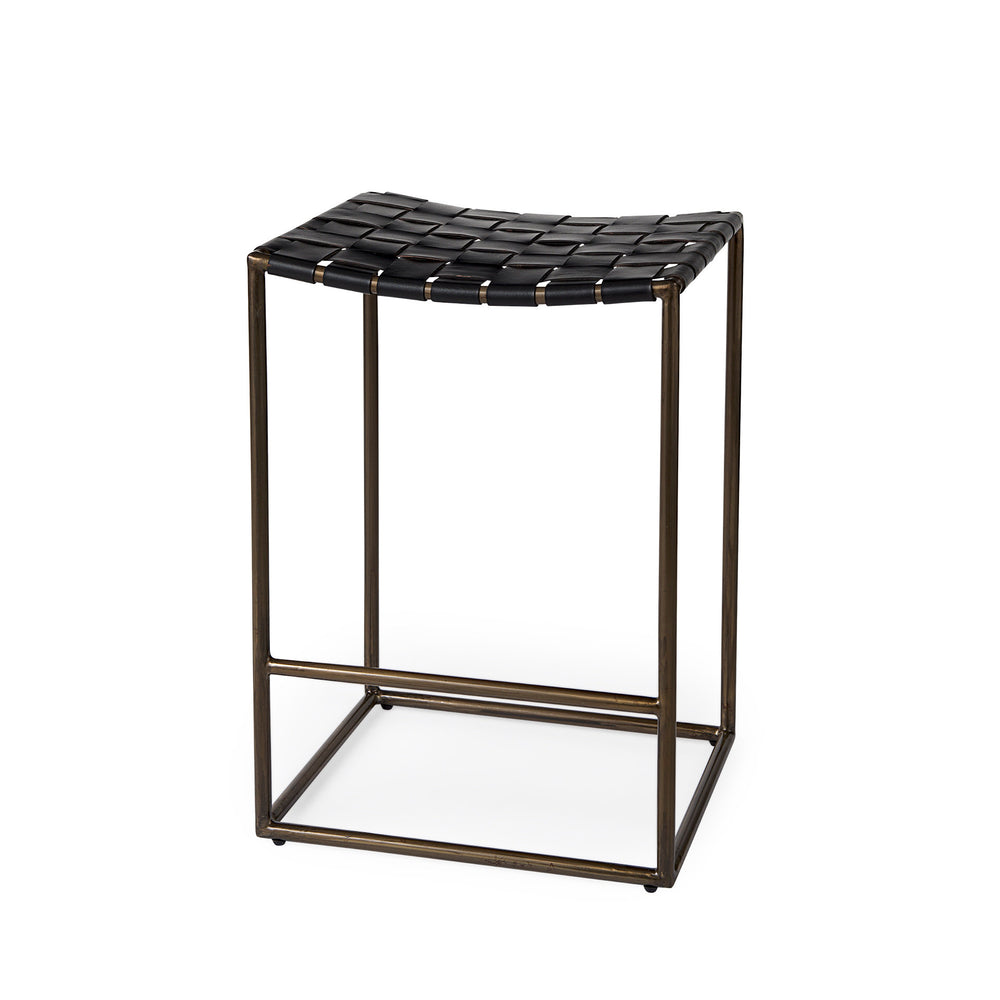 Tabouret Clarissa en cuir