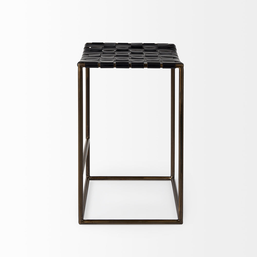 Tabouret Clarissa en cuir