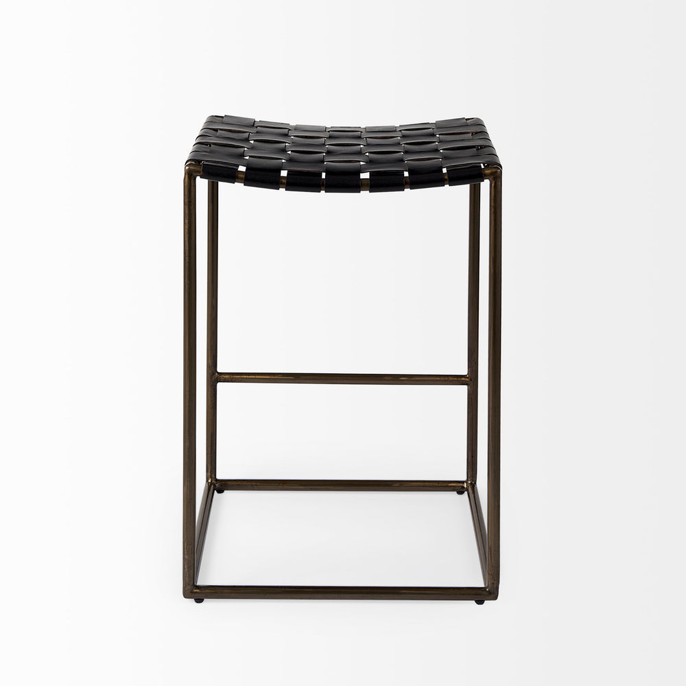 Tabouret Clarissa en cuir