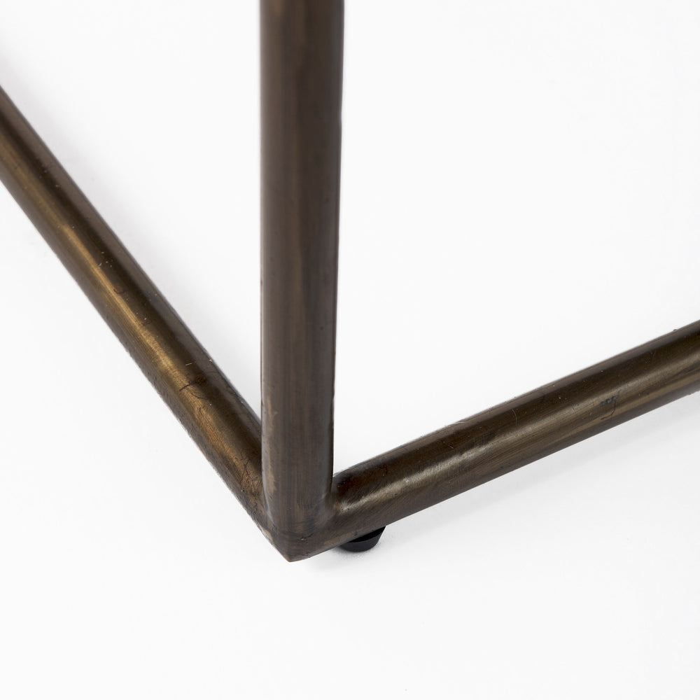 Tabouret Clarissa en cuir