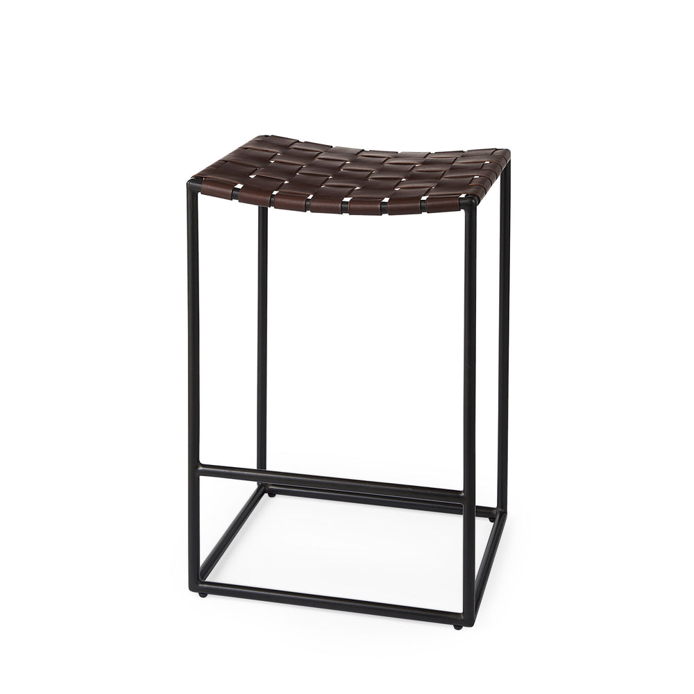 Tabouret Clarissa en cuir