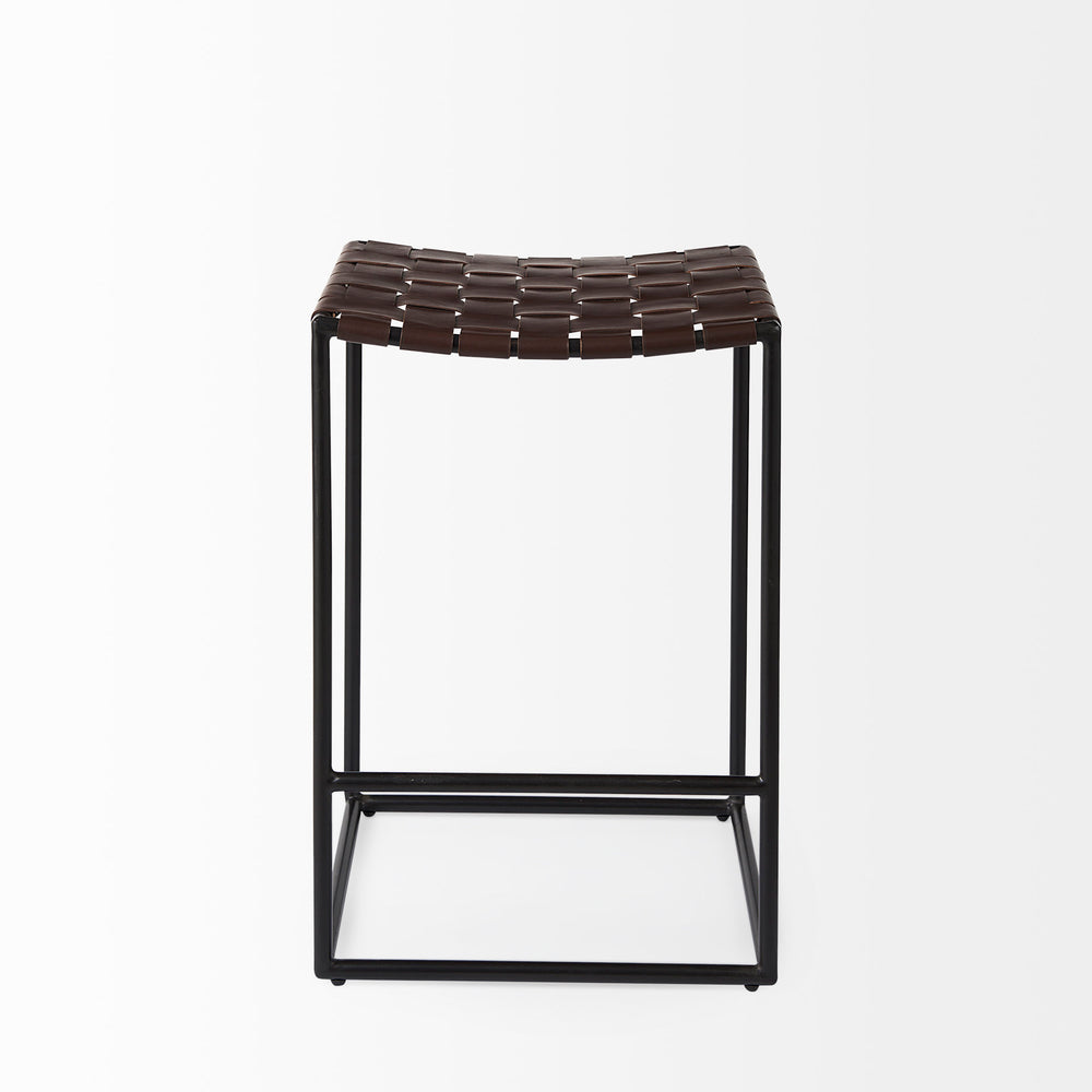 Tabouret Clarissa en cuir