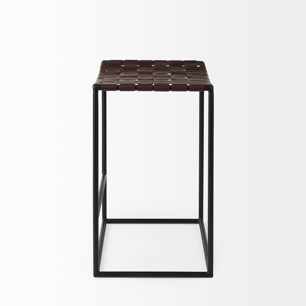 Tabouret Clarissa en cuir