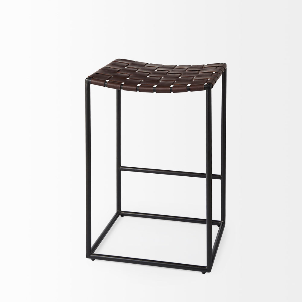 Tabouret Clarissa en cuir