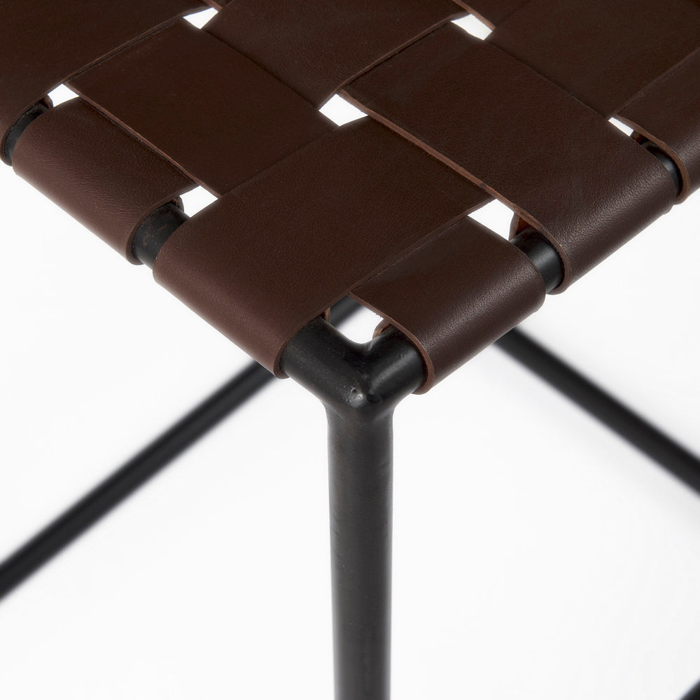 Tabouret Clarissa en cuir