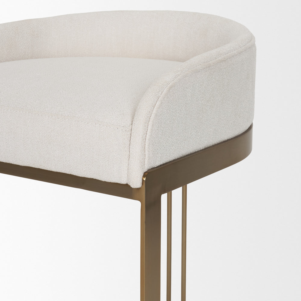Hollyfield Fabric Seat Stool