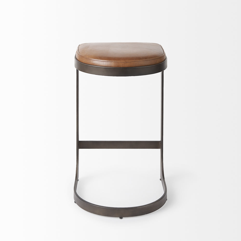 Tabouret de bar Tyson en cuir