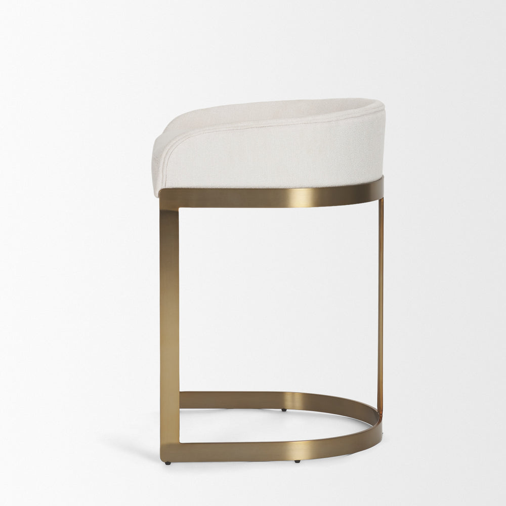 Hollyfield Fabric Seat Stool