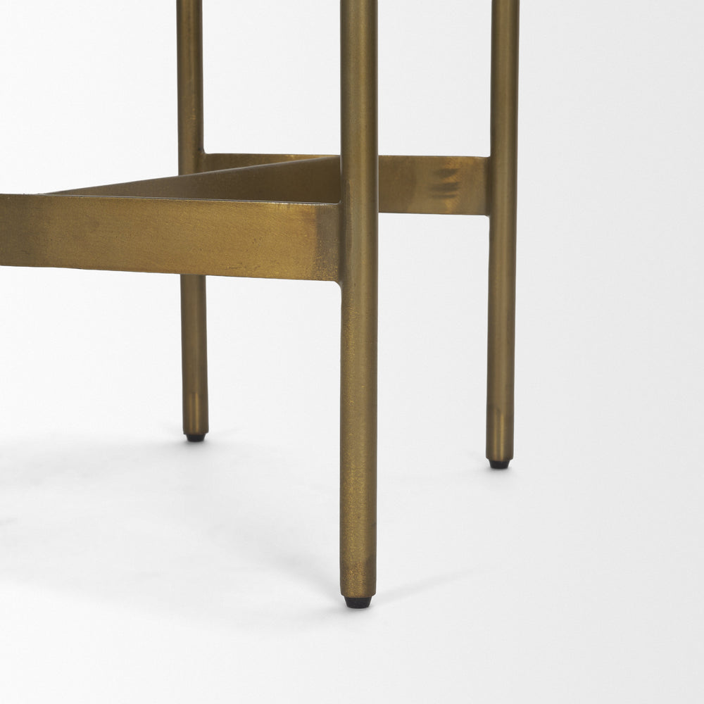 Tabouret de siège en peau de vache Millie